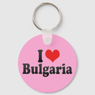 I Love Bulgaria Keychain