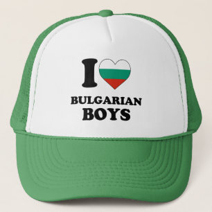 I love Bulgarian Boys Trucker Hat