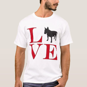 I Love Bull Terriers - Light Coloured Tee