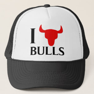 I Love Bulls Trucker Hat