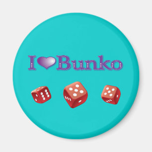 I Love Bunko Magnet