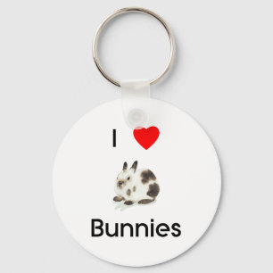 I love bunnies Keychain