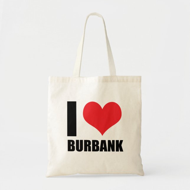 I love Burbank Tote Bag (Front)
