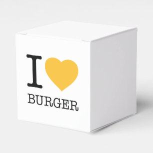 I LOVE BURGER FAVOR BOX