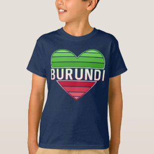 I Love Burundi, Burundian Heart T-Shirt