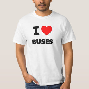 I Love Buses T-Shirt