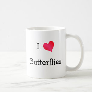 I Love Butterflies Coffee Mug