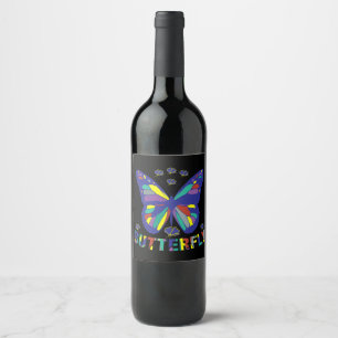 i-love-butterfly-typography-quotes-vintage wine label