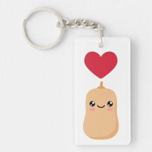 I love Butternut Squash Keychain