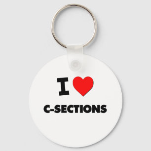 I love C-Sections Keychain