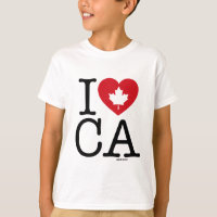 I Love CA | J'aime le T-shirt sur mesure pour enfa
