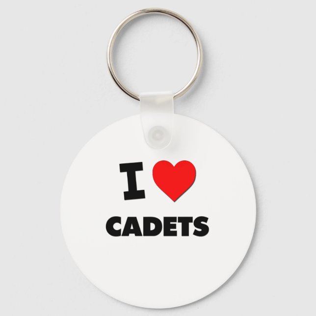 I love Cadets Keychain (Front)