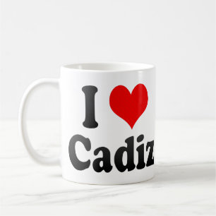 I Love Cadiz, Spain Coffee Mug