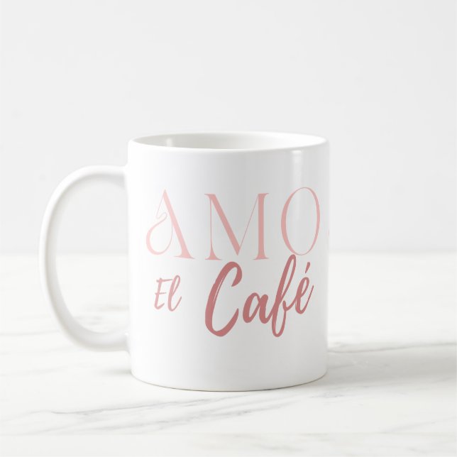 I Love Cafe Coffee Mug (Left)