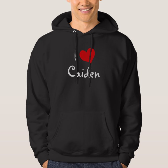 I Love Caiden Hoodie (Front)
