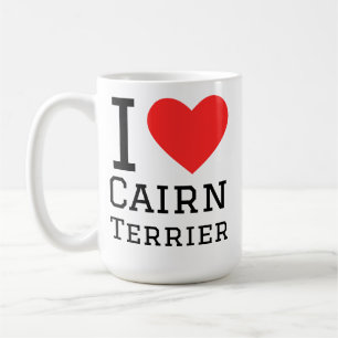 I love cairn terrier coffee mug