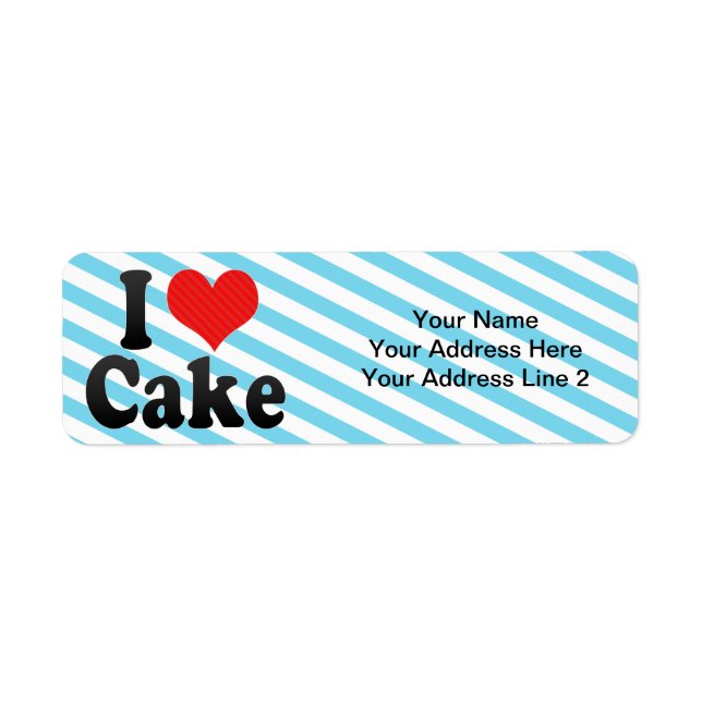 I Love Cake (Front)