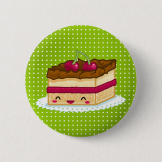 I love cake 2 inch round button