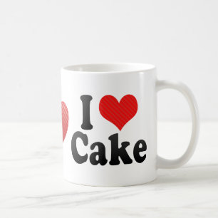 I Love Cake Coffee Mug
