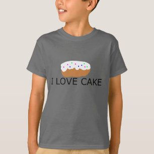 I Love Cake T-Shirt  Girls/Boys