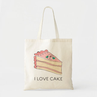 I Love Cake Tote Bag