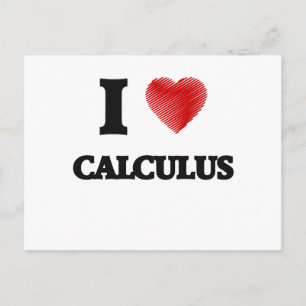 I love Calculus Postcard