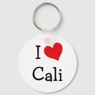 I Love Cali Keychain