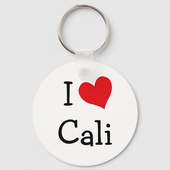 I Love Cali Keychain (Front)