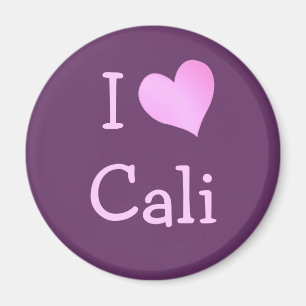 I Love Cali Magnet