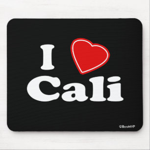 I Love Cali Mouse Pad