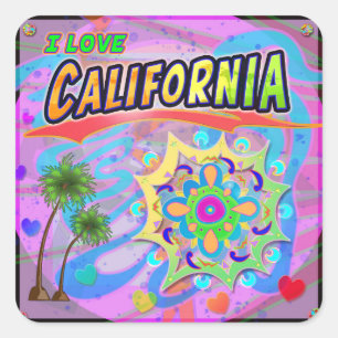 I LOVE California True Progress Sticker