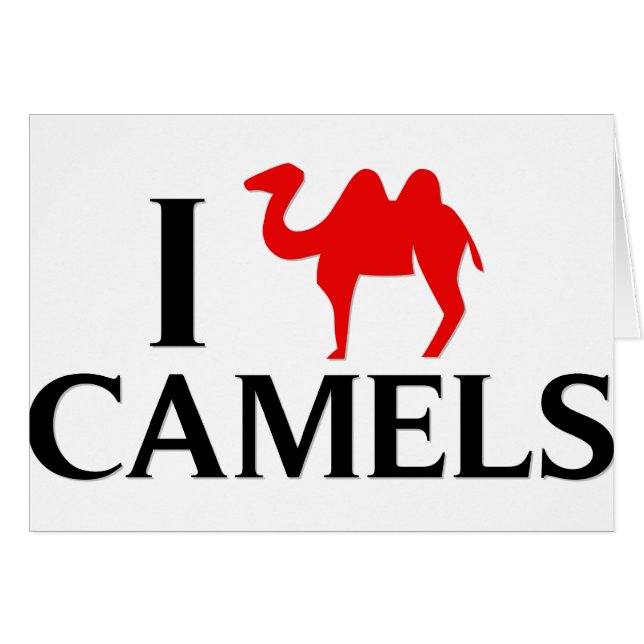 I Love Camels (Front Horizontal)