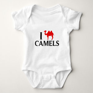 I Love Camels Baby Bodysuit