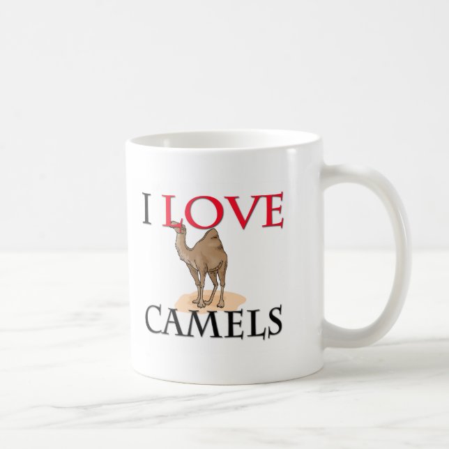 I Love Camels Coffee Mug (Right)