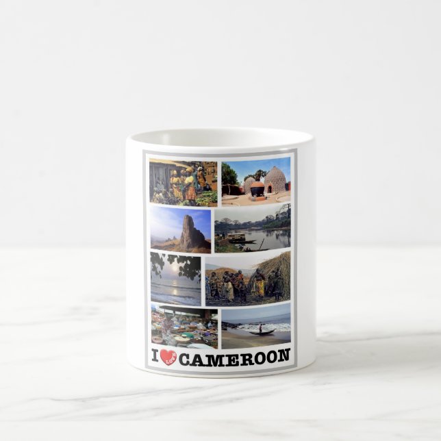 I LOVE Cameroon - Coffee Mug (Center)