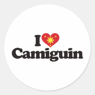 I Love Camiguin Classic Round Sticker