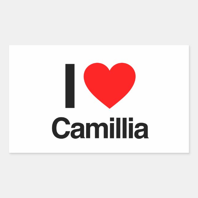 i love camillia sticker (Front)