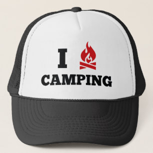 I Love Camping Coffee Mug Trucker Hat