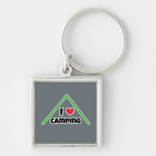 I love Camping Keychain