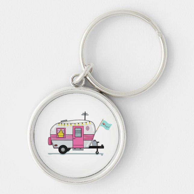 I Love Camping Keychain (Front)