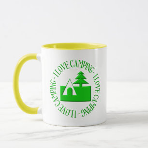 I love camping mug
