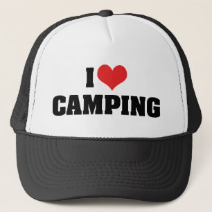 I Love Camping Trucker Hat