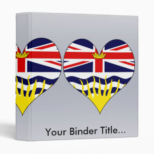 I Love Canada British Columbia Binder