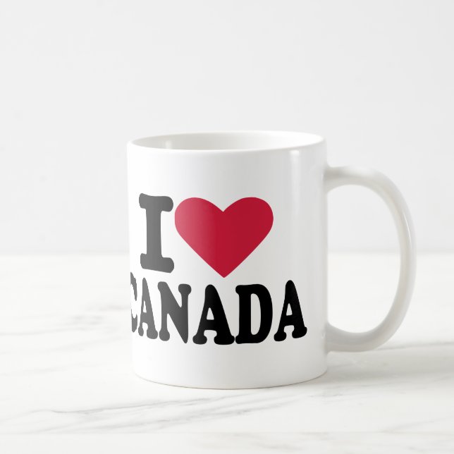I love Canada Coffee Mug (Right)
