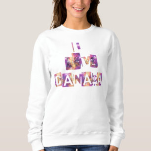 I Love Canada Femmes Sweatshirt de base