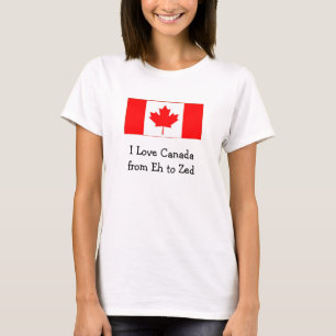 I Love Canada from Eh to Zed T-Shirt