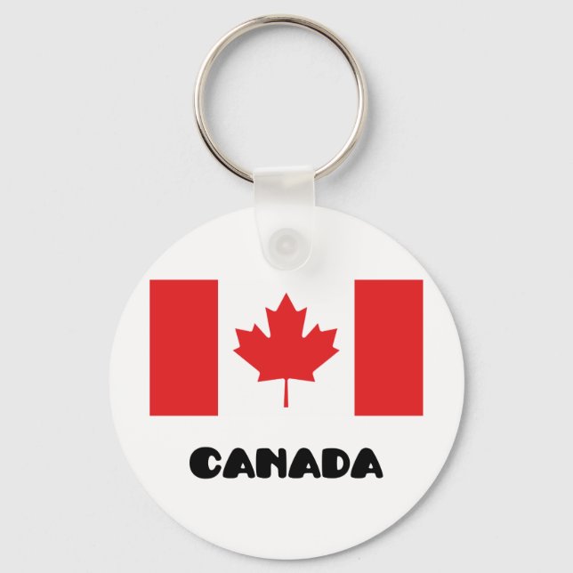I Love Canada Keychain (Front)