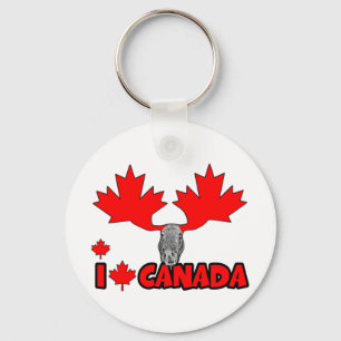 I love Canada Keychain