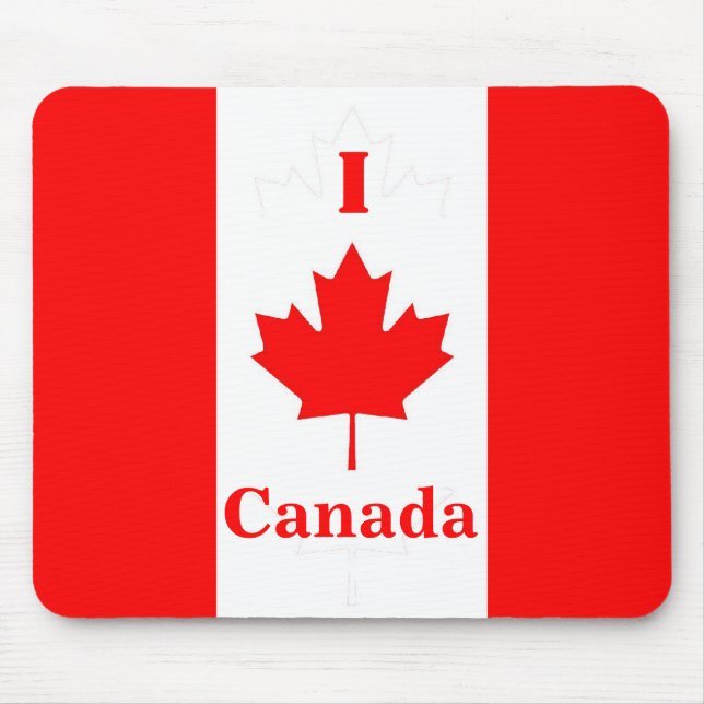 I Love Canada Mousepad (Front)