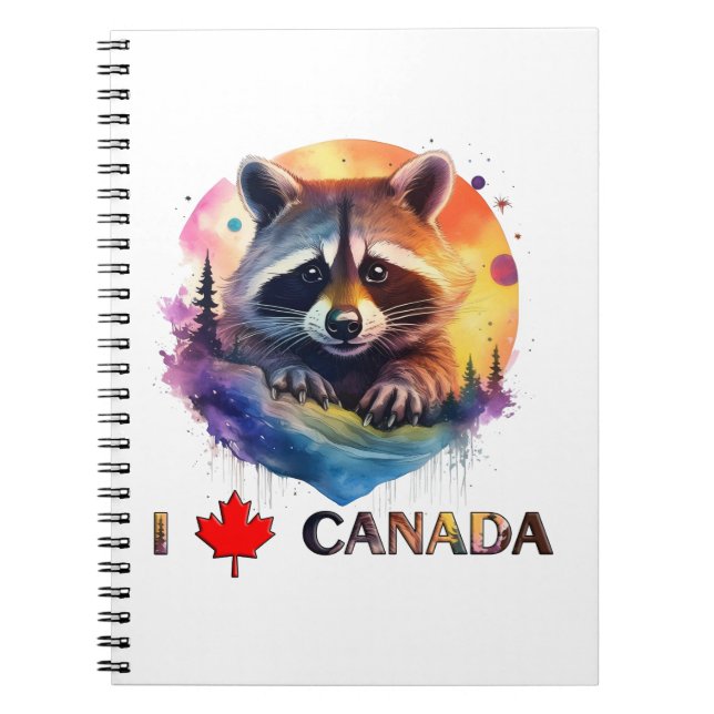 I love Canada Notebook (Front)